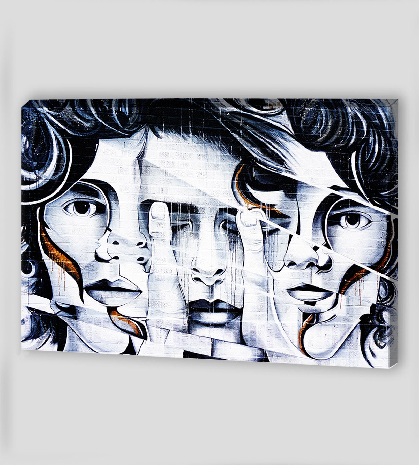 Canvas Wall Art Street Art Painting Mural Canvas Art Graffiti Etsy