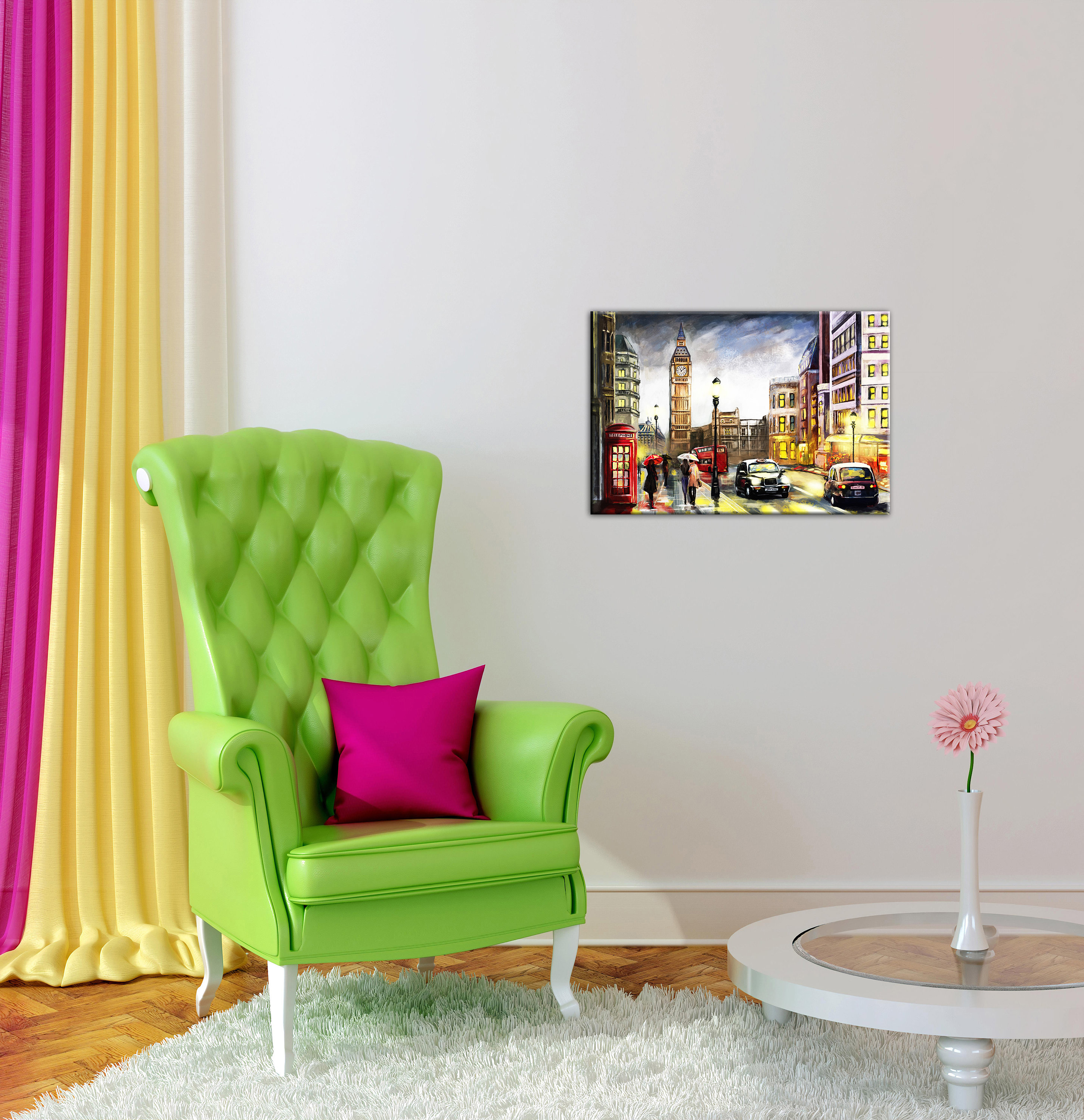 Canvas Wall Art London Oil Painting Canvas Art London Wall Art Etsy