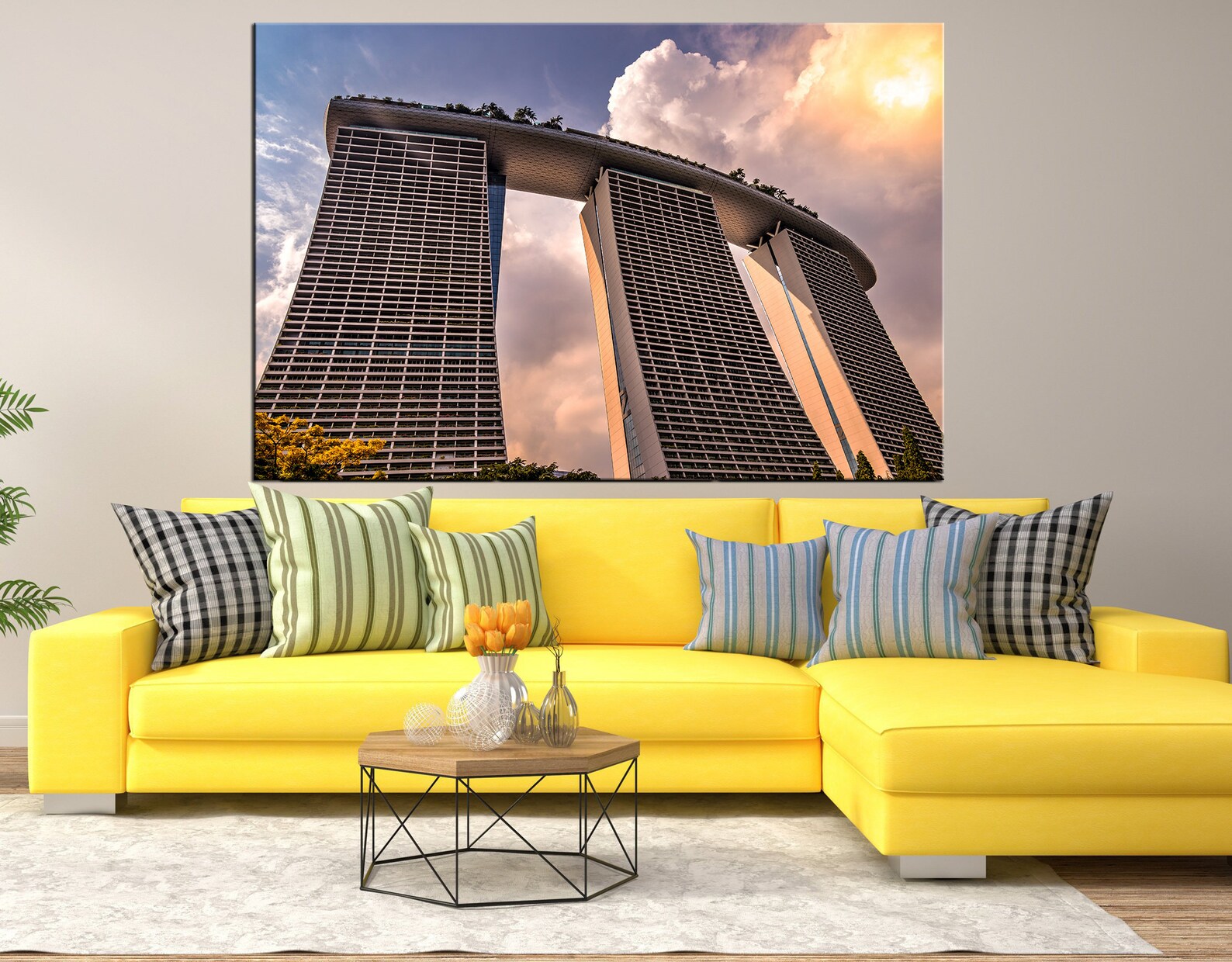 Singapore Landscape Canvas Art Canvas Wall Art Singapore Etsy