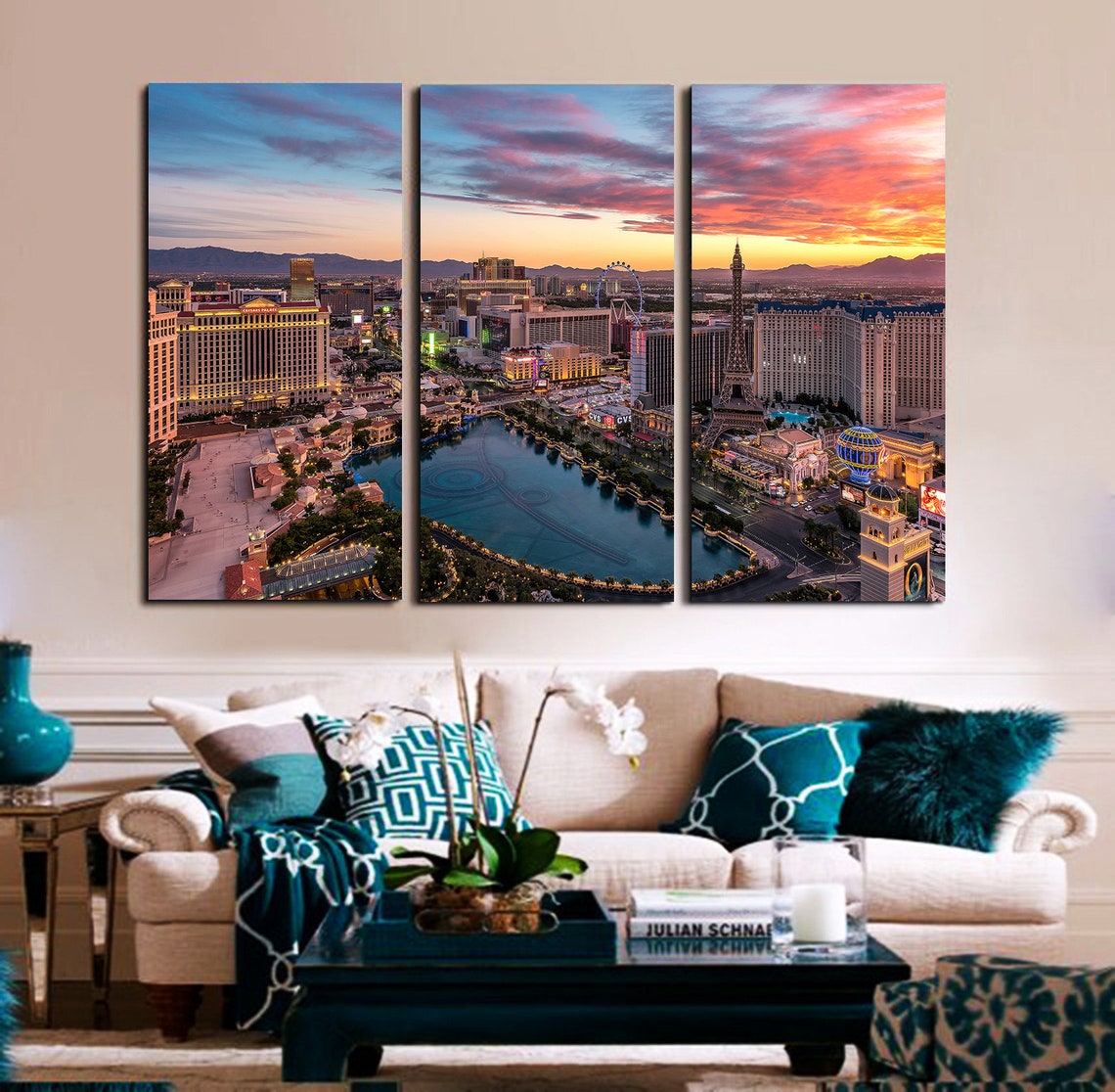 Las Vegas Canvas Wall Art Canvas Art Las Vegas Wall Art Las Etsy