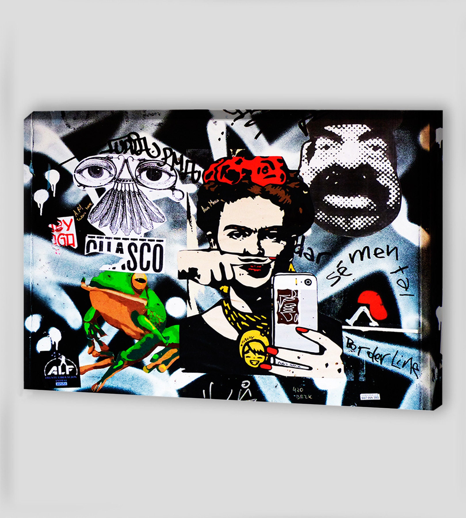 Canvas Wall Art Street Art Painting Mural Canvas Art Graffiti Etsy