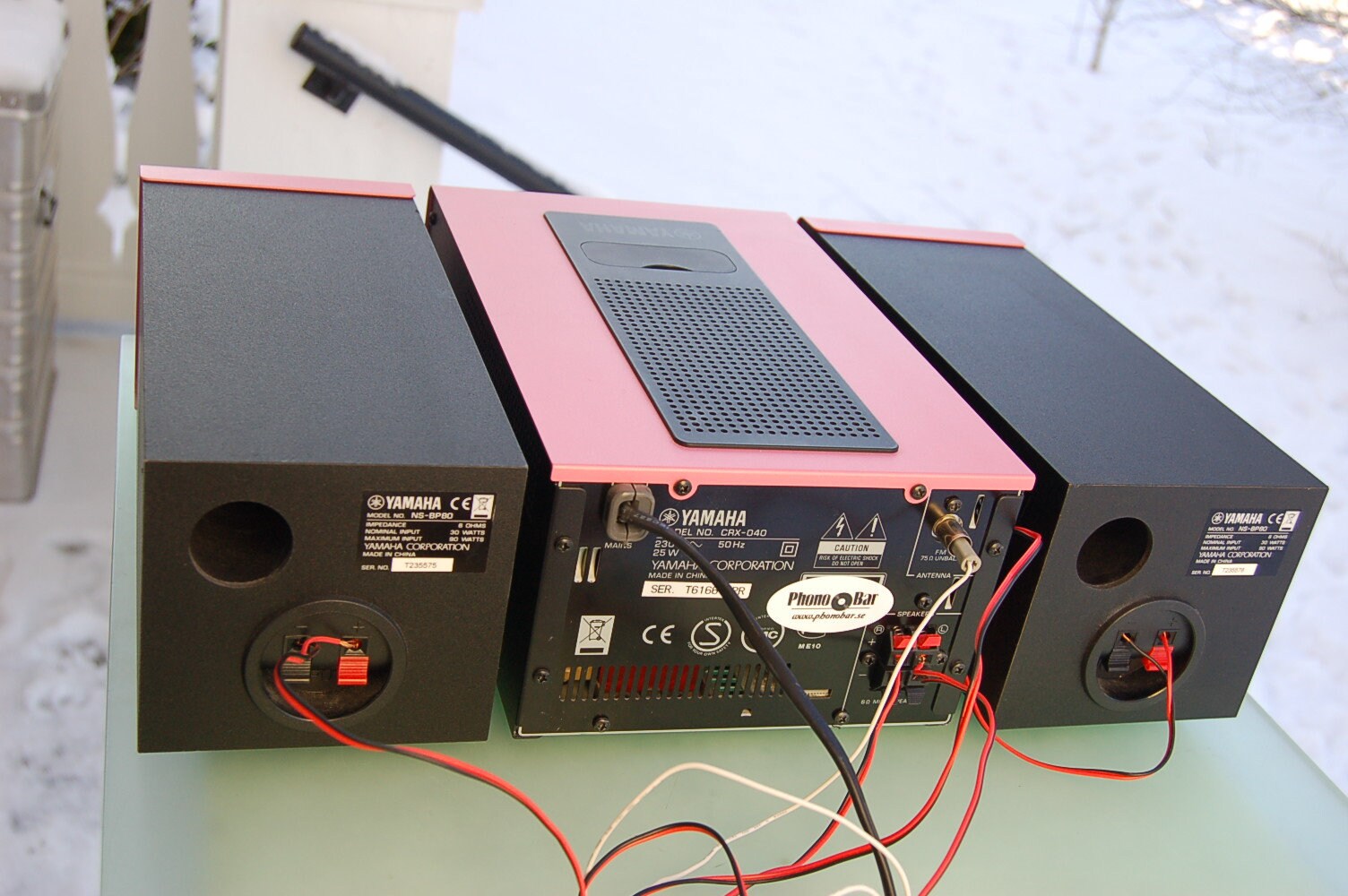 Buy Yamaha CRX-040 / Pink CD Receiver / Fernbedienung / Inklusive