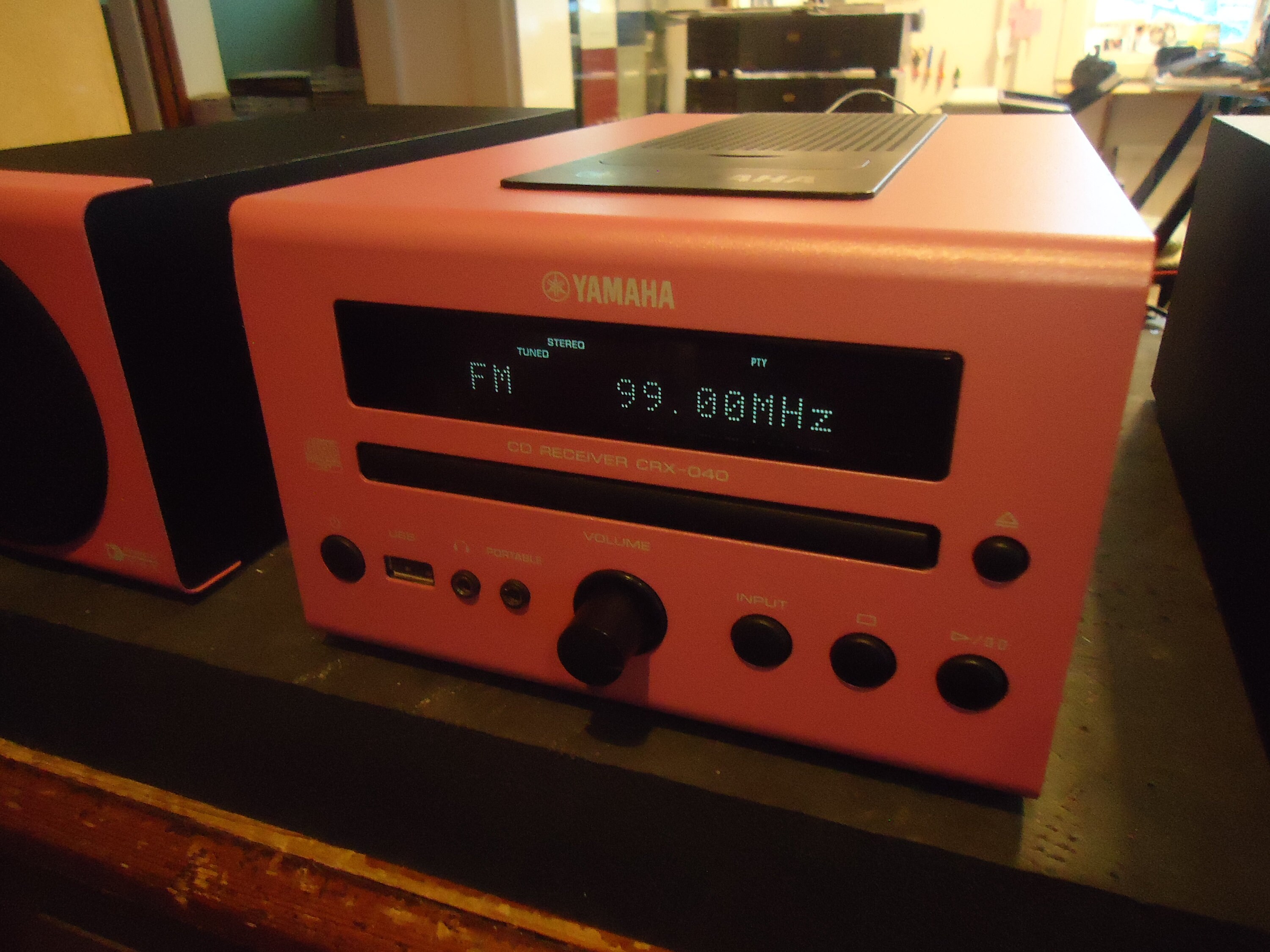 Buy Yamaha CRX-040 / Pink CD Receiver / Fernbedienung / Inklusive