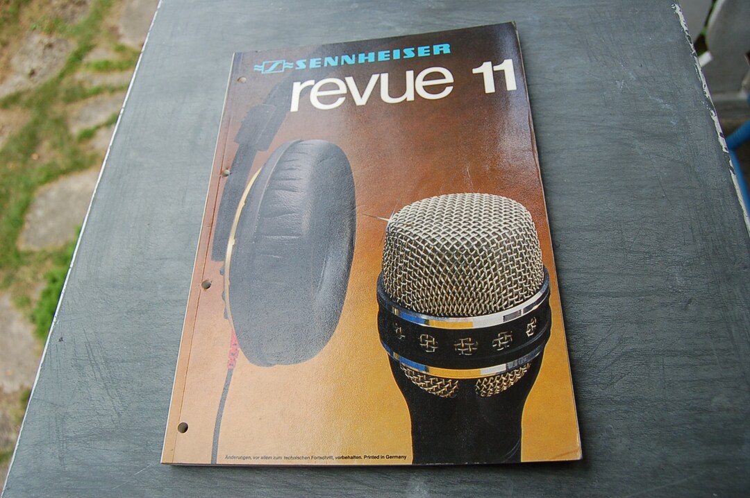 Buy Sennheiser Revue 11 Catalog With Headphones Microphones Etc