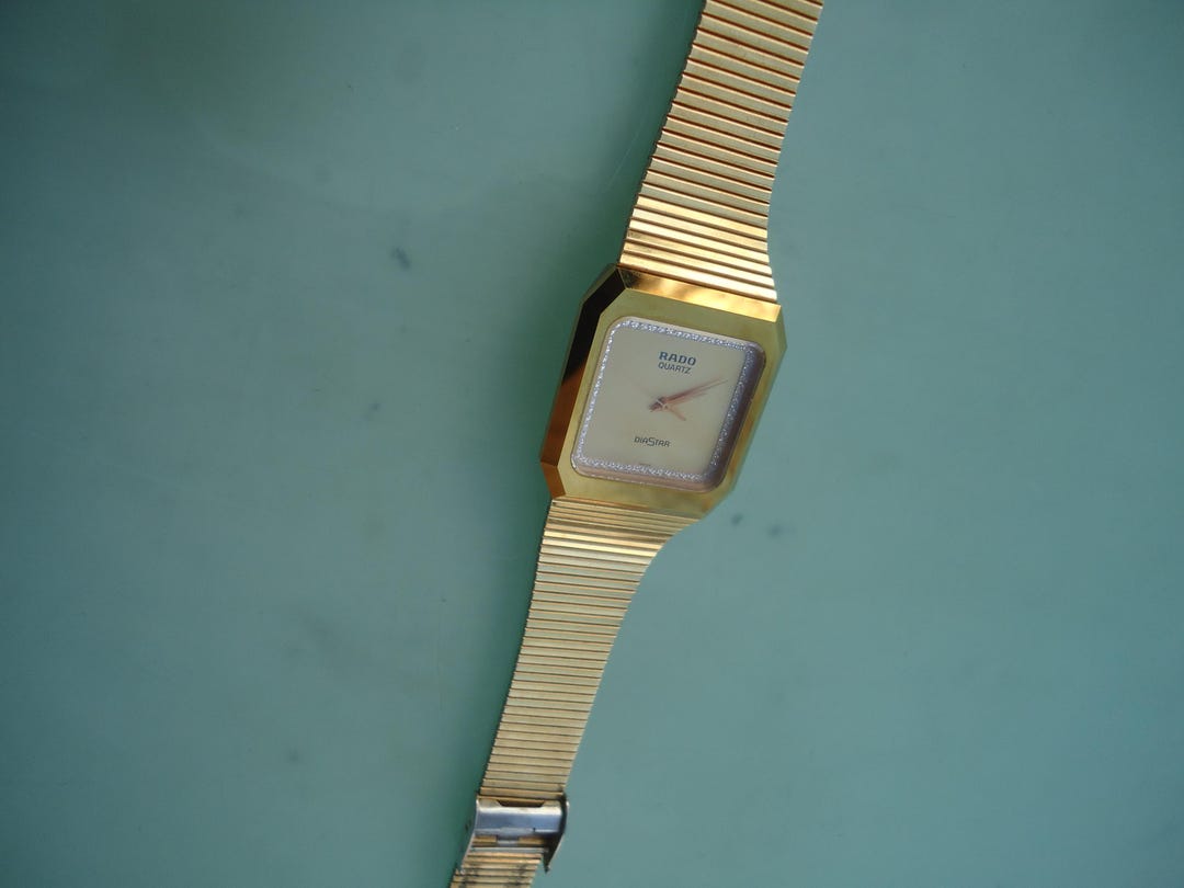 江*戸様 RADO Elegance Quartz 腕時計 ゴールド Rado Diastar Elegance / Men's Wristwatch / 1st Hand / Bracelet