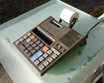 Triumph Adler 8212 PD nova / Desktop calculator with printer / 1980s