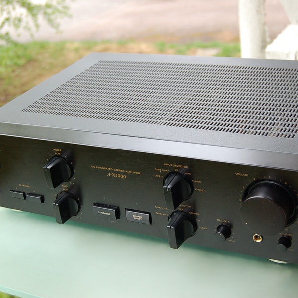 Teac A-X 1000 / Phono MM / Microphone Input / Vintage Hifi Amplifier / High-End / Made in Japan 1980s