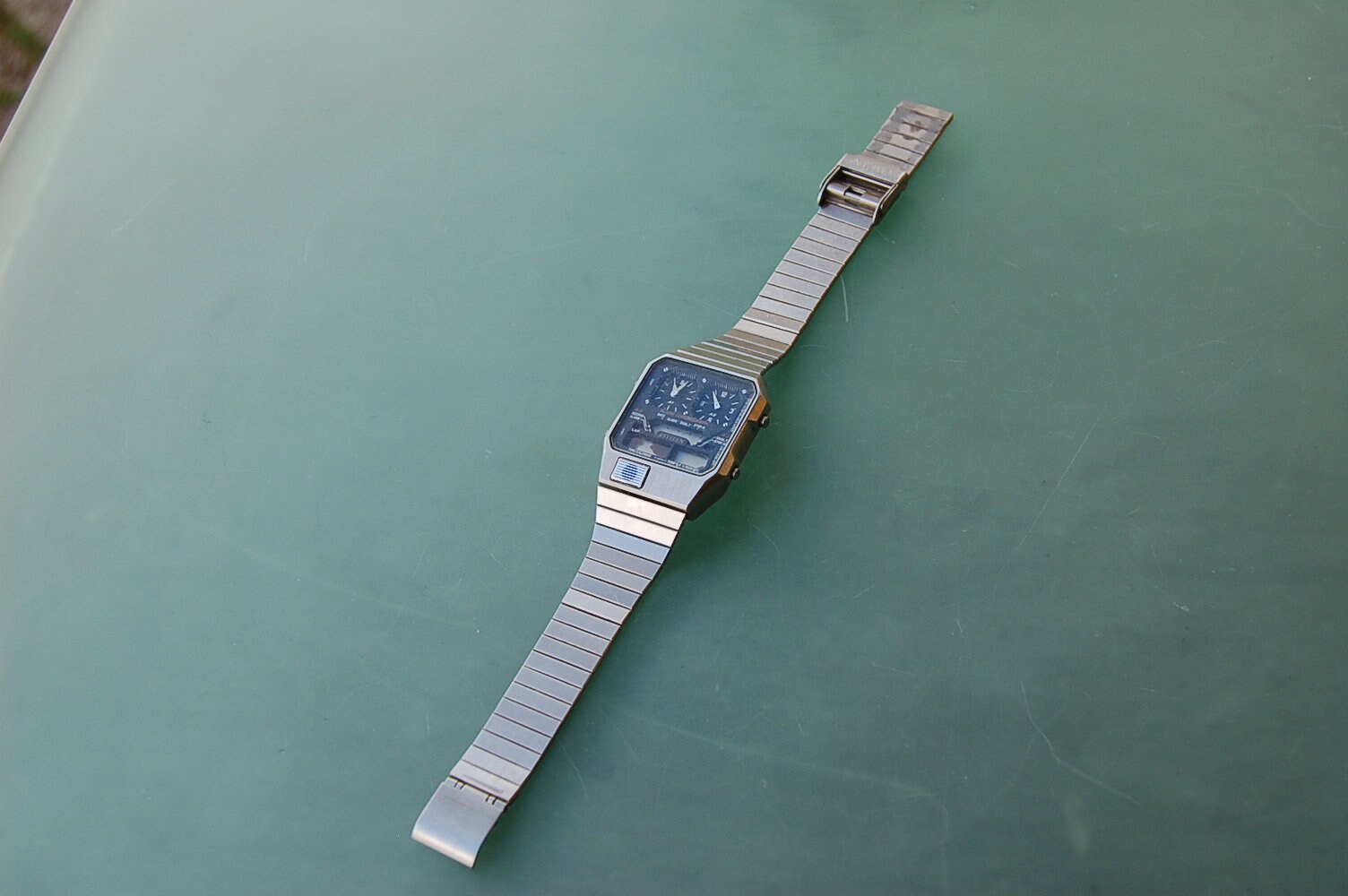 Citizen Alarm Chronograph / Digital & Analog / Citizen Ana Etsy