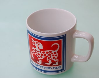 Spotted Dog Mug / English Inn Signs by Burleigh Staffordshire England / cup / mug / mug / made in England / dog / pub