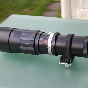 Soligor 350 mm 1:5.6 telephoto lens / T2 mount