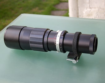 Soligor 350 mm 1:5.6 telephoto lens / T2 mount