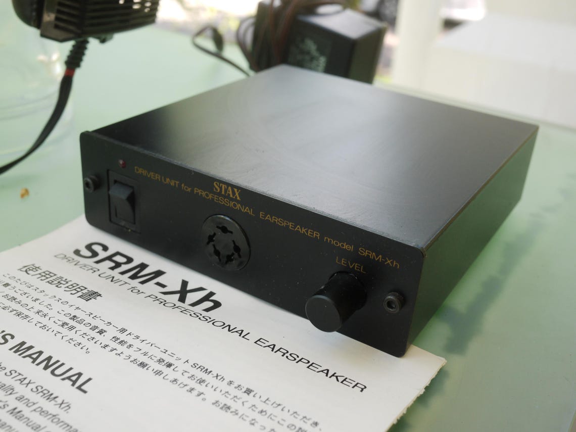 Stax Lambda Pro Classic & Stax SRM-xh / elektrostatischer Referenz Kopfhörer / regelbare Steuereinheit / made in Japan  audiophiles High-End, foto 2 di 5
