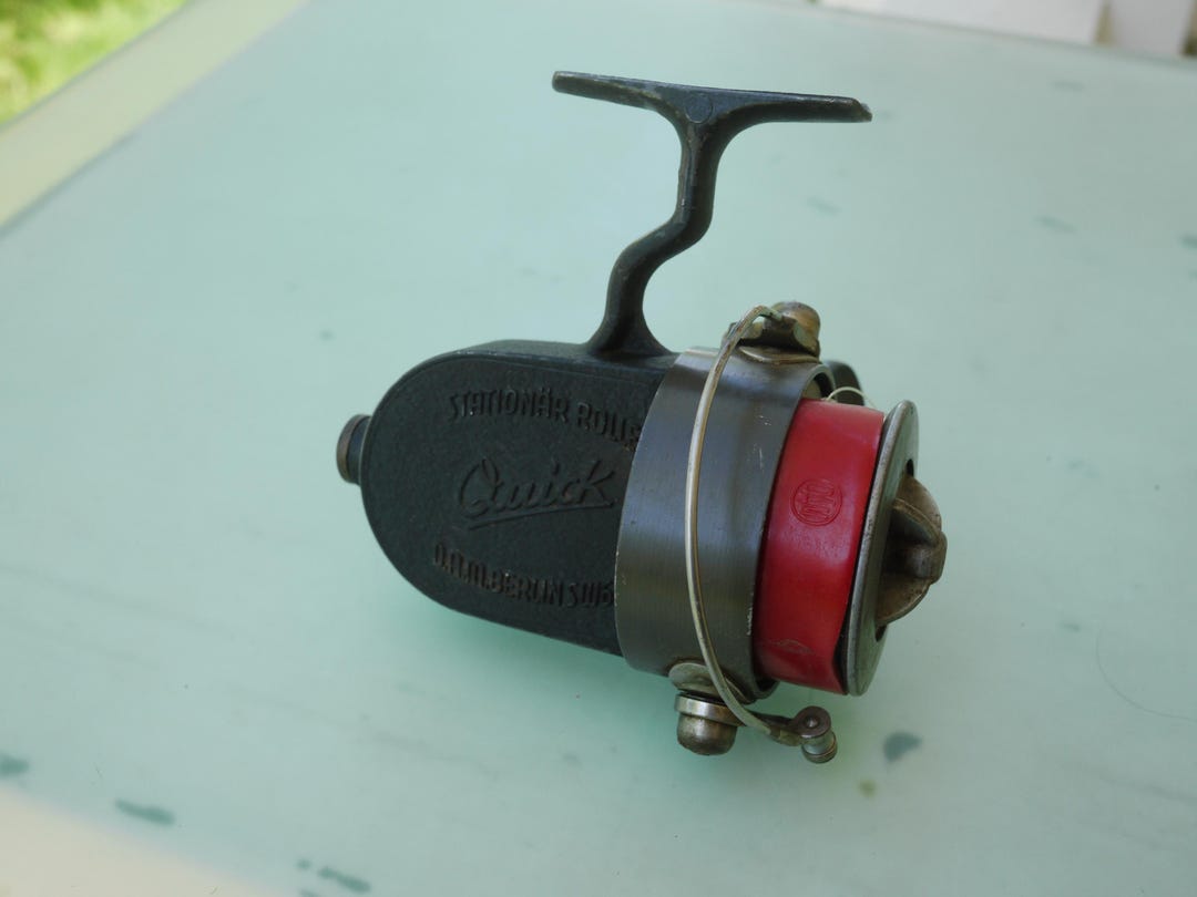 Moulinet Toupie Vintage D.A.M QUICK SUPER - Pêche - Berlin Ouest Années 60 - Avec Boîte D'Origine