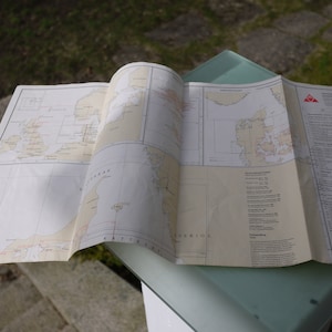 Seekarte Ostsee / Kattegat / Indeks I / Danske Søkort M.V. / Dänemark 24th edition 1991 / Schweden