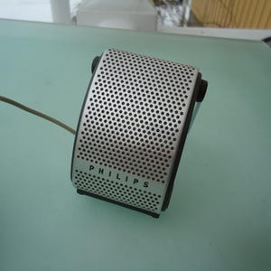 Philips EL 3782/00 Mikrofon 1960er Jahre / Microphone made in Netherland / Holland