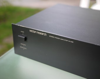 Vector Research VA-1450 / double mono / stereo or monoblock switchable / audiophile power amplifier / 1980s / Identical to Rotel RB-850