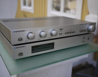 Blaupunkt PA-240 & Blaupunkt MA-240 / preamplifier and power amplifier / phono / vintage hifi amplifier / high-end preamp + poweramp / 70s 80s