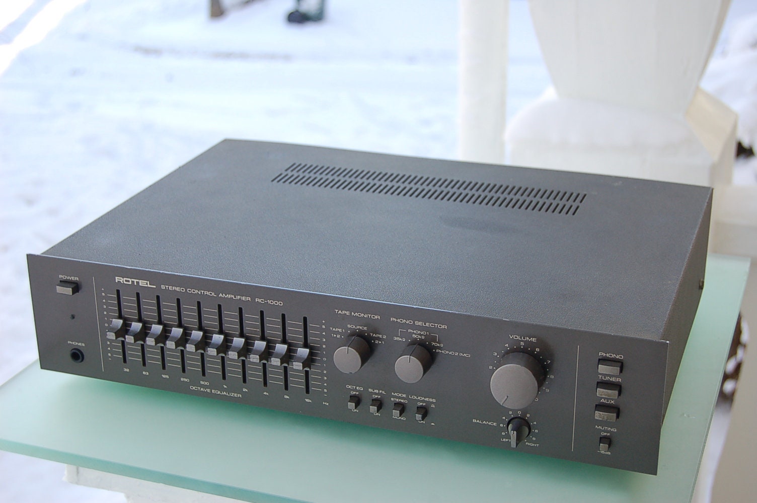 Rotel RC-1000 Preamp / 2x Phono MM&MC / Octave Equalizer (defeat