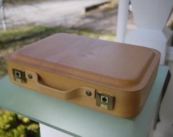 Valise en bois Åryform / mallette en bois åryform / années 1980 / fabriquée en Suède / BRIO