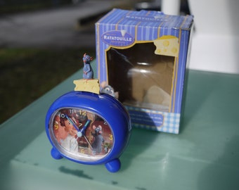 Ratatouille Wecker / Disney / OVP / Quartzuhr / Blau / Film Souvenir