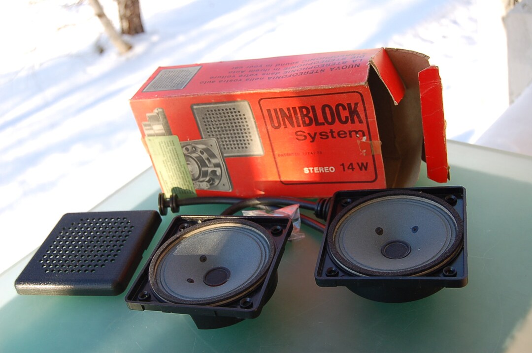 Visaton Uniblock 91.60 S / Vintage Car Speaker F. Old & Youngtimer