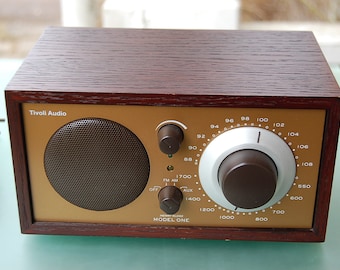 Tivoli Audio Model One / dark brown / wenge / bronze front / Henry Kloss / radio