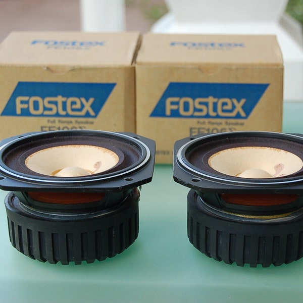 Fostex FE 106 Σ Sigma / 1 pair / original packaging / wideband high-end / broadband from Japan / rare!