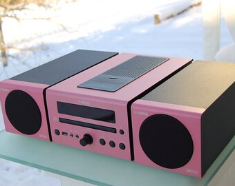 YAMAHA CRX-040 プレーヤー 赤色 Yamaha CRX 040 Japanese home stereo system in red color | eBay