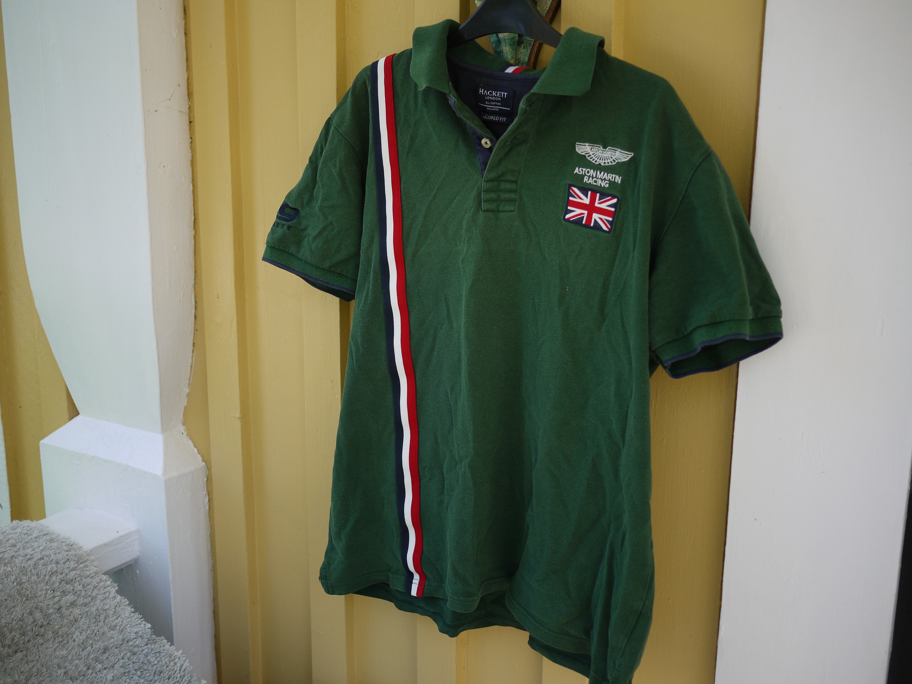 Aston Martin Racing Polo Shirt XXL Hackett London British Racing Green Formula One Lemans Clubsport Valor Valiant Valkyrie Etsy Canada