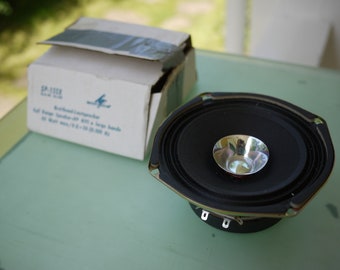 Monacor SP-155 X / silver tweeter cone / NOS / 1970-80s speaker classic / wideband radio / broadband
