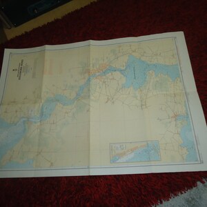 Carte marine Guldborg Sund Smålandsfarvandet n° 163 / 1:30 000 / Smålandshavet / de 1981 / Danemark / Suède / Mer Baltique
