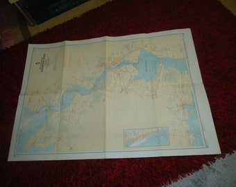 Guldborg Sund Smålandsfarvandet nautical chart No. 163 / 1:30,000 / Smålandshavet / from 1981 / Denmark / Sweden / Baltic Sea