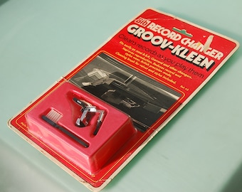 Pulitore per scanalature Bib modello 45 / Groov-Kleen / NOS / per Garrard, B.S.R. ecc. / Spazzola per testina vintage