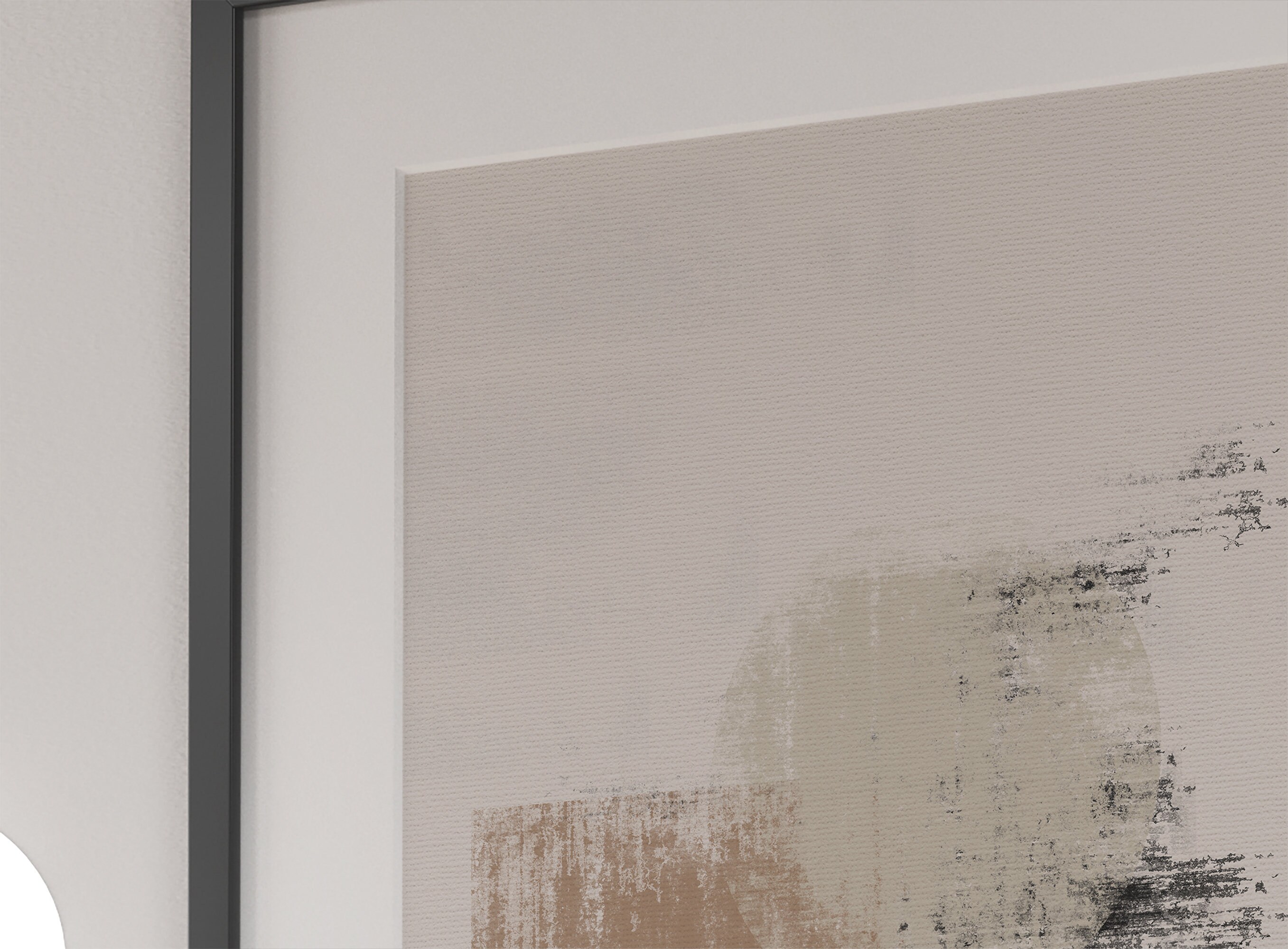 Modern Neutral Gallery Wall Art, Black Beige Black Abstract Print ...