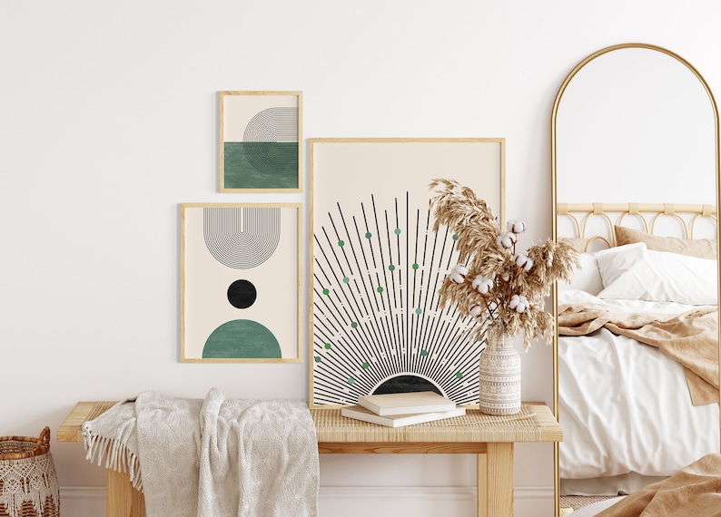 mid-century-modern-art-print-set-of-3-neutral-modern-wall-etsy