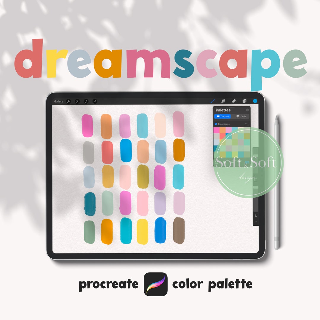 Procreate Color Palette, Vivid Color Swatch, Procreate Drawing Tool ...
