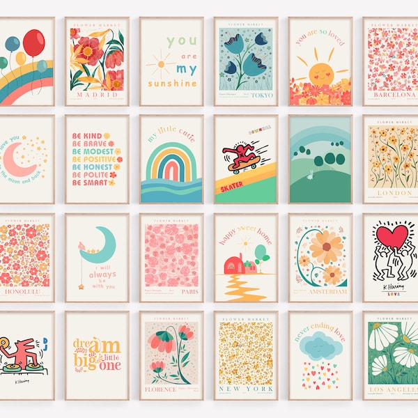 Colorful Nursery Art Etsy