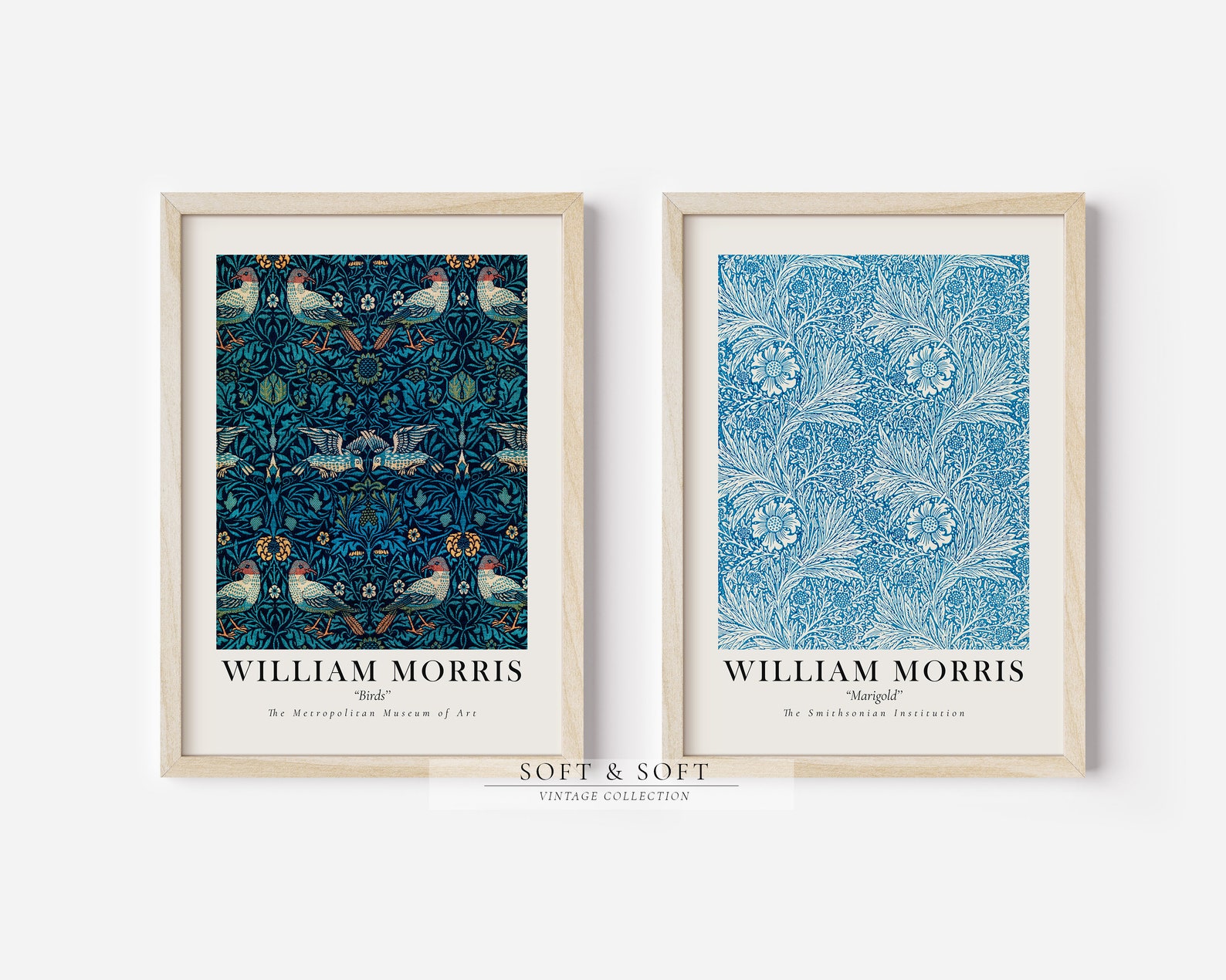 william morris print ties