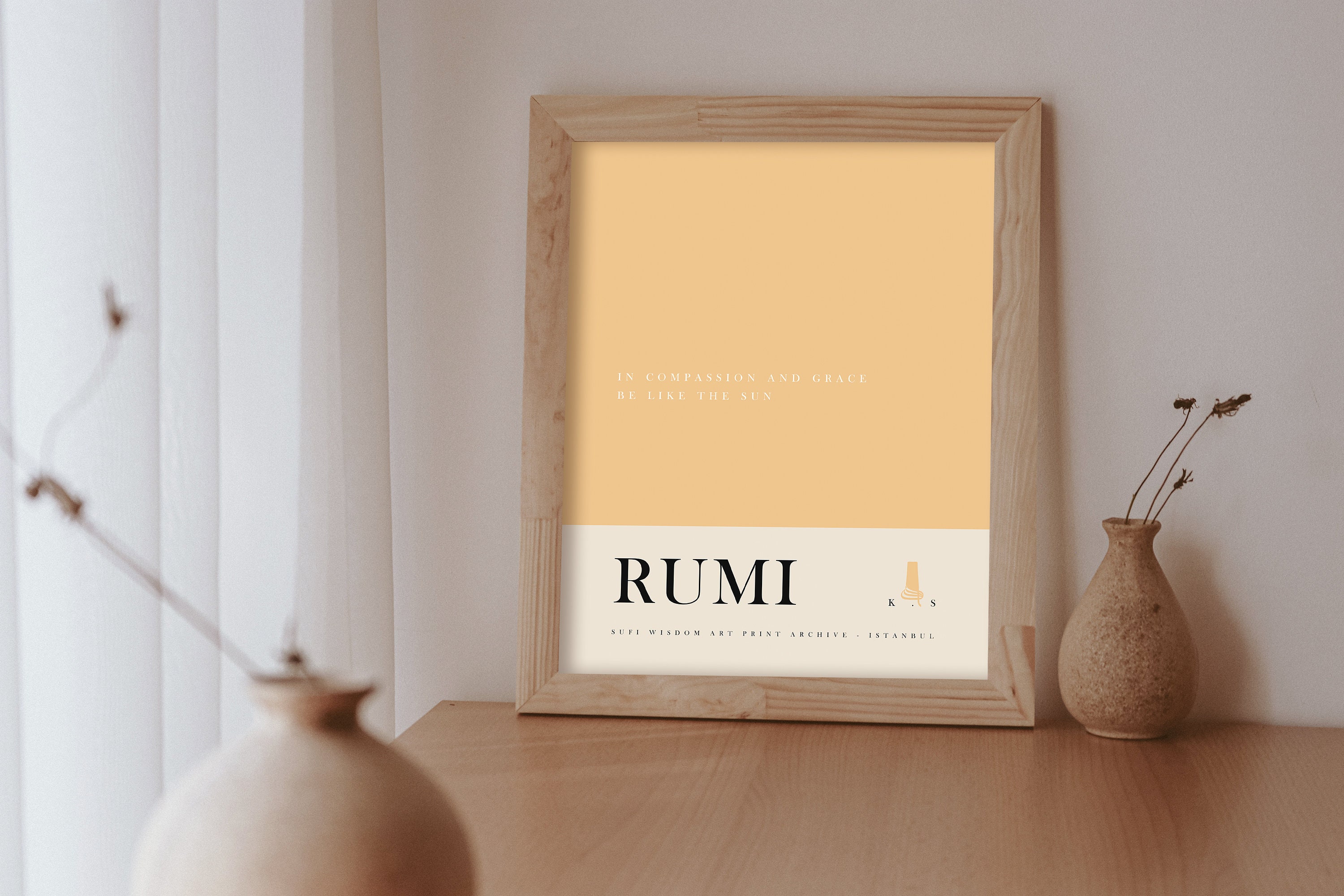 Graphis Rumi Rumi Poem Print, Poetry Wall Art, Sufi Wisdom Prints, Quotes About Life ...