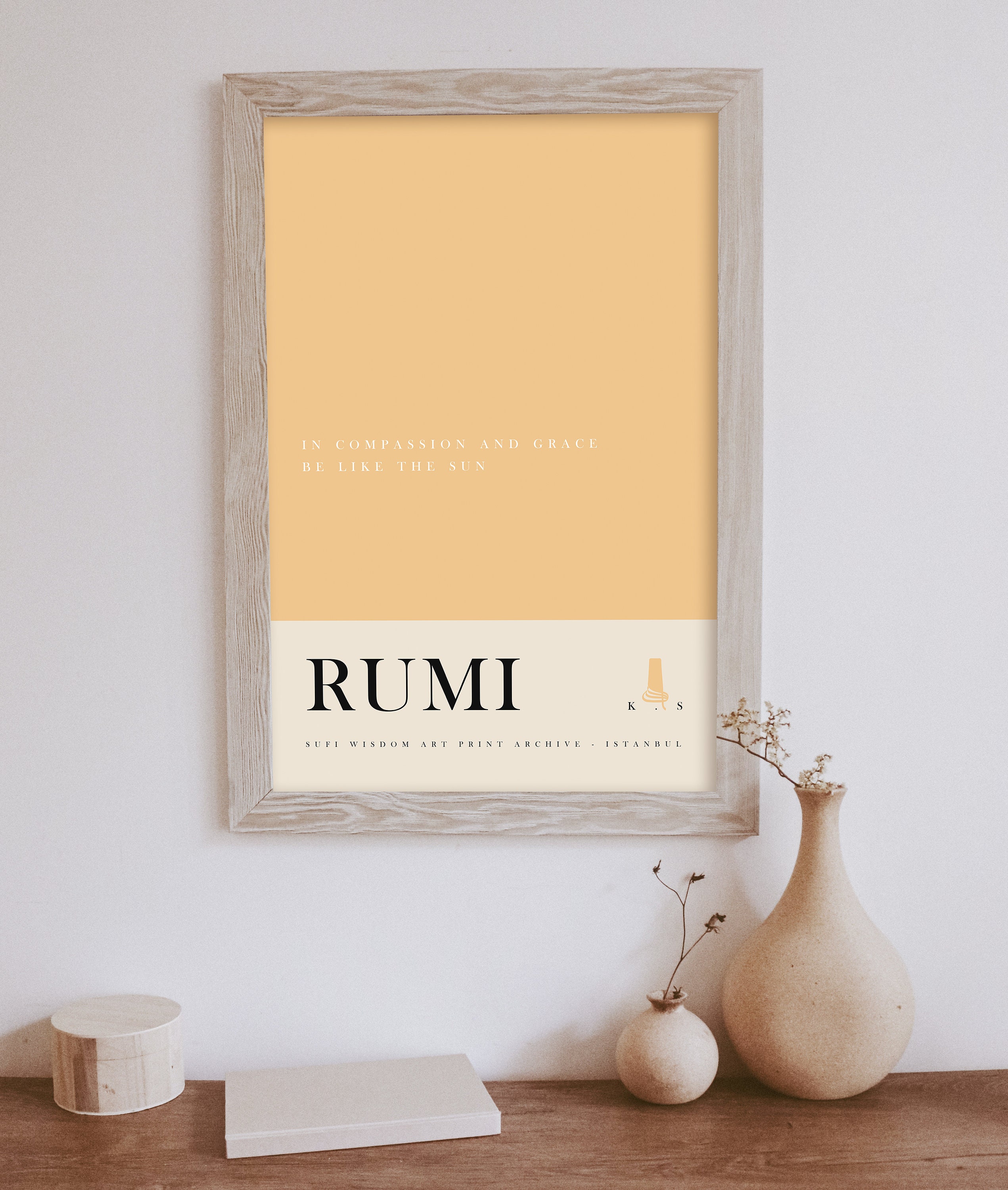Graphis Rumi Rumi Poem Print, Poetry Wall Art, Sufi Wisdom Prints, Quotes About Life ...