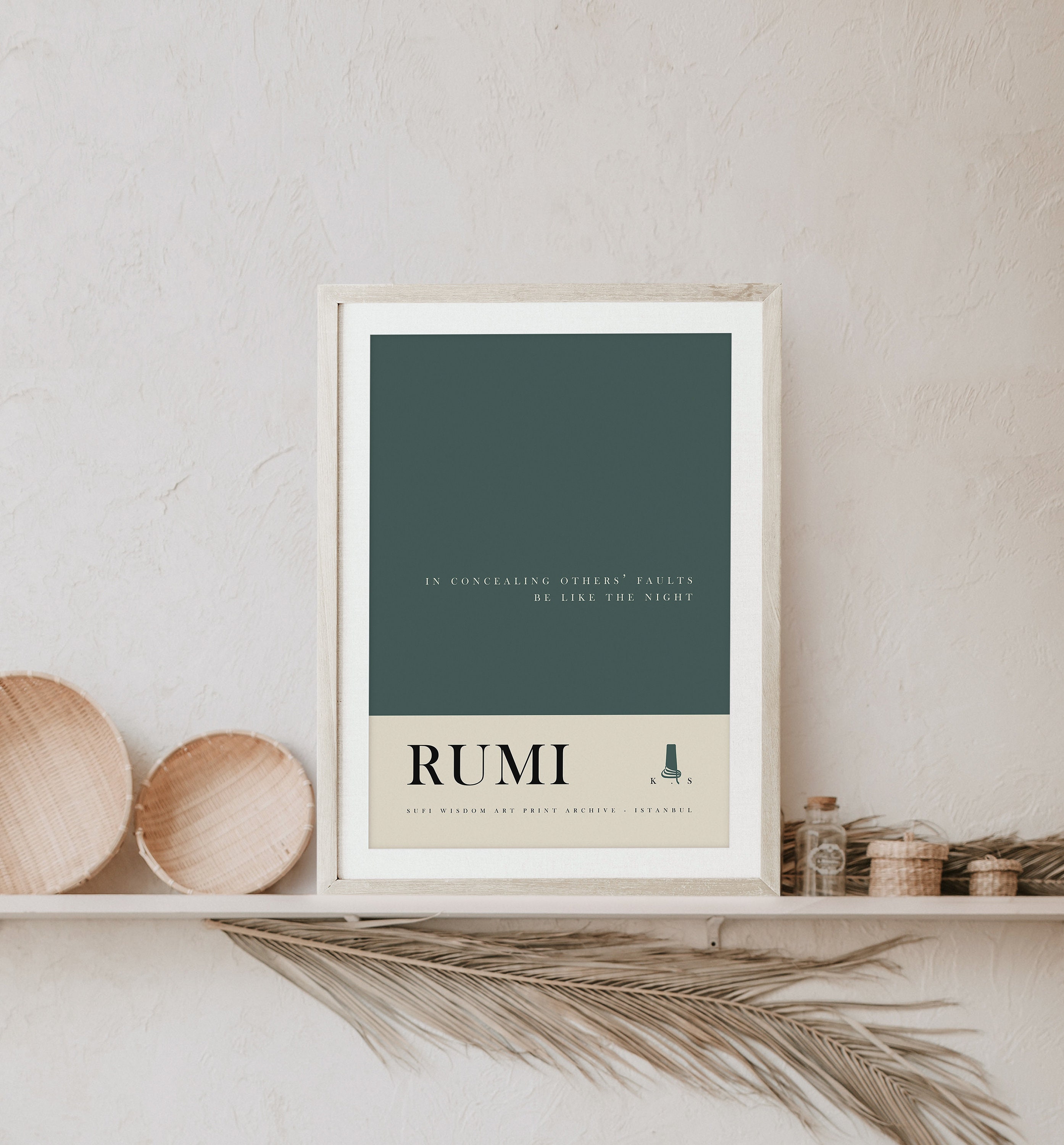 Graphis Rumi Rumi Poetry Wall Art, Set No 4, Sufi Poem Print, Rumi Quote Print ...