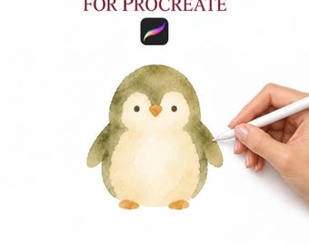 Procreate Watercolor Brush Pack, Textured Strokes and Fine Detail Painting Brushes