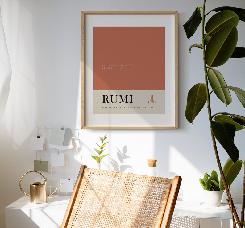 Print Pads Rumi Rumi Poem Art Print Spiritual Prints Rumi Quote Poster Pink - Etsy