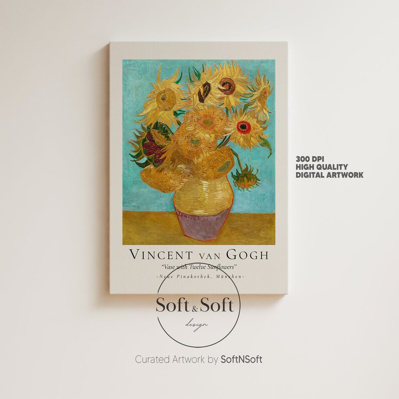 Van Gogh Prints, Van Gogh Wall Art, Vintage Print Set, Van Gogh, Digital Download, Eclectic Wall Prints, Oil Painting, Gallery Wall Art Set