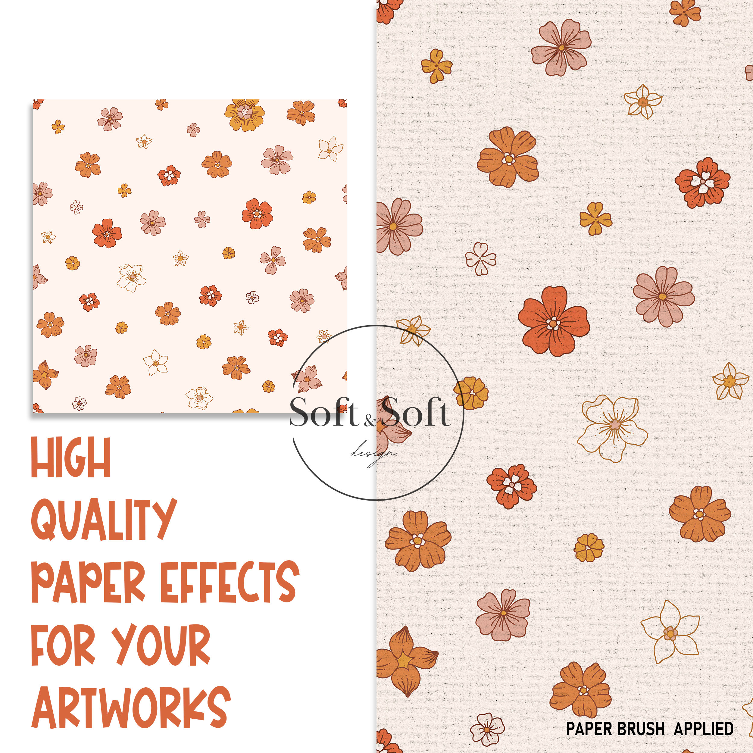 Watercolor & Canvas Paper Texture Brushes for Procreate, Procreate ...