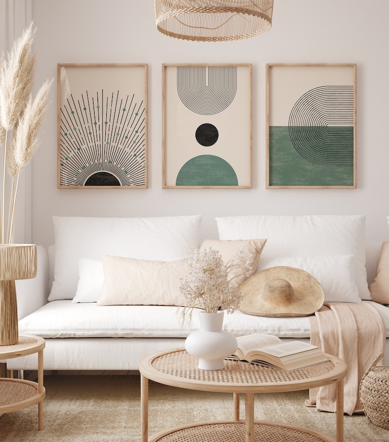 mid-century-modern-art-print-set-of-3-neutral-modern-wall-etsy