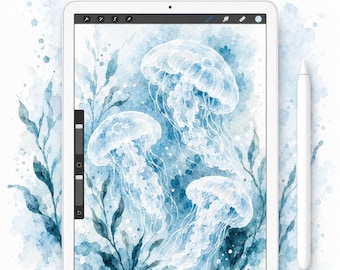 Watercolor Brushes for Procreate: 40+ Wash, Texture & Detail Brushes with Paper and Palettes