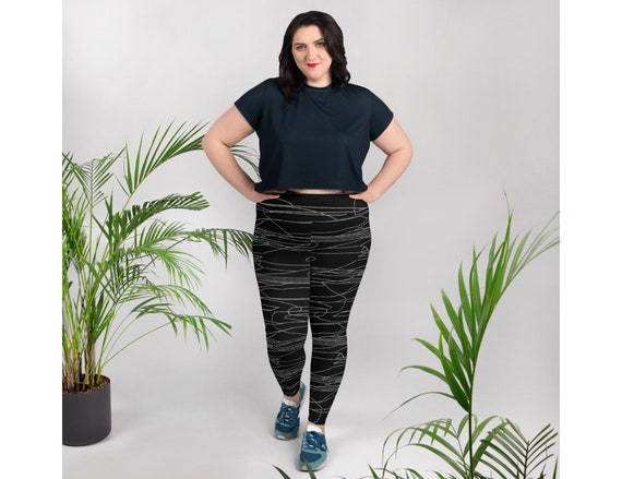 white activewear leggings
