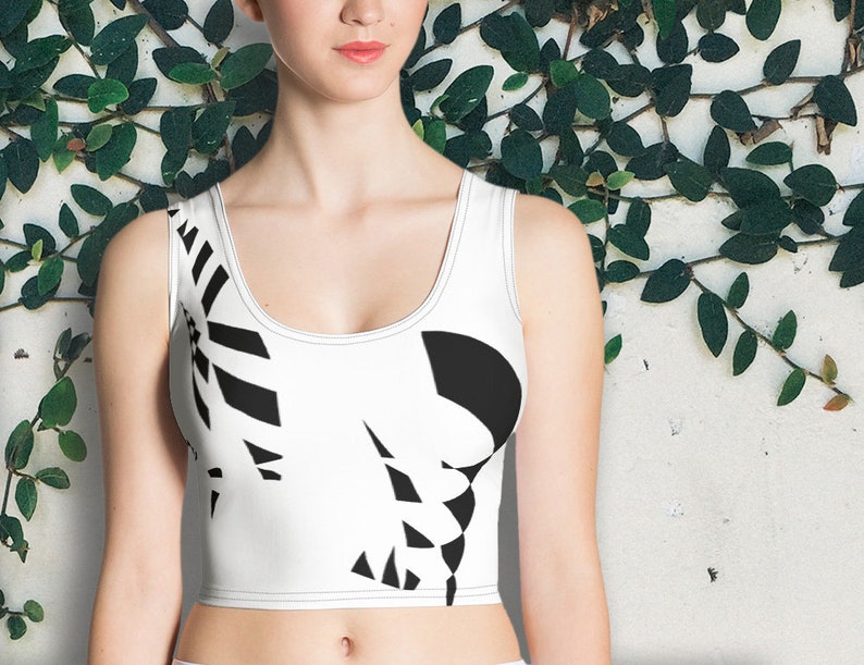 women's athletic crop top tank