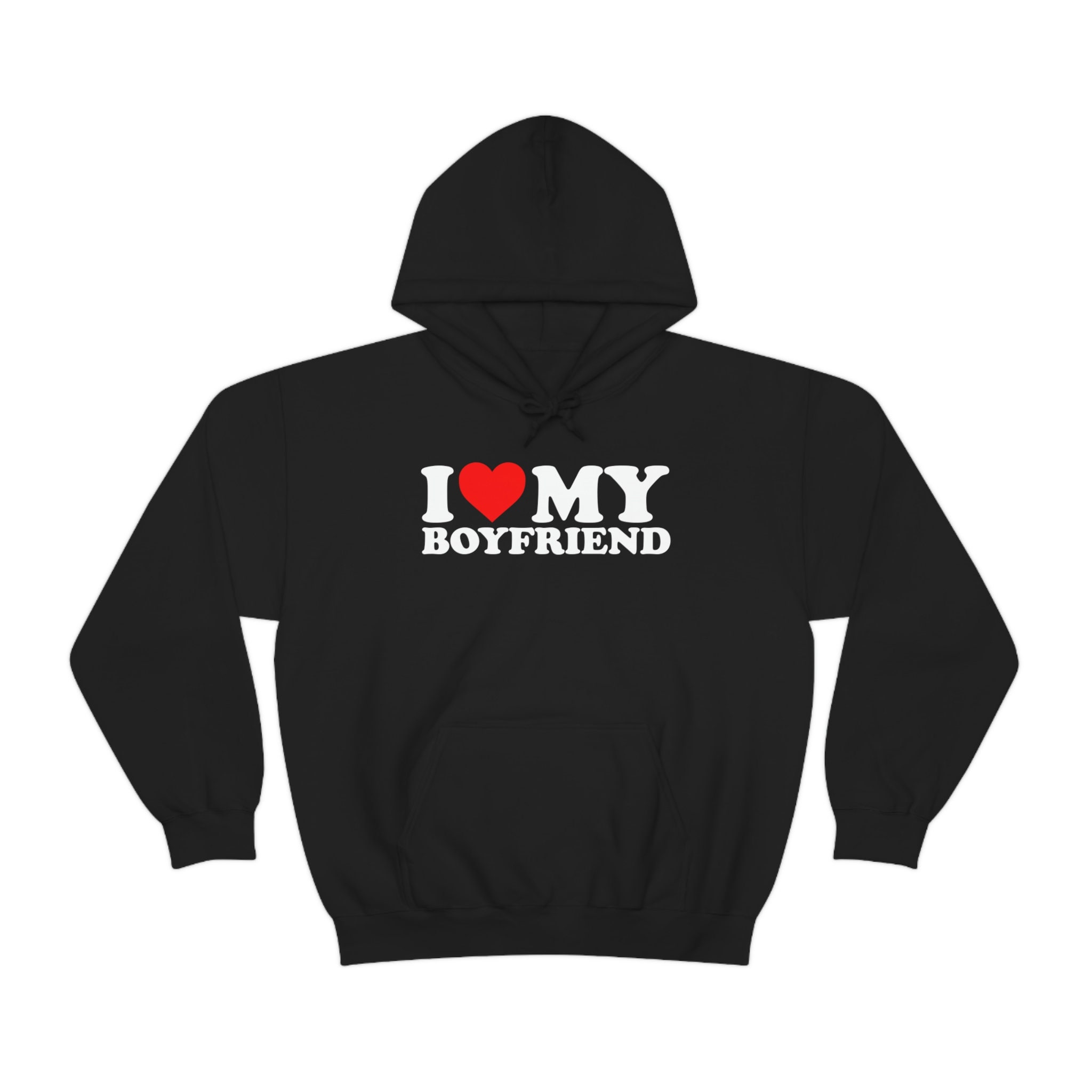 I Heart My BOYFRIEND Love Valentine Gf Gift Hooded HOODIE - Etsy.de